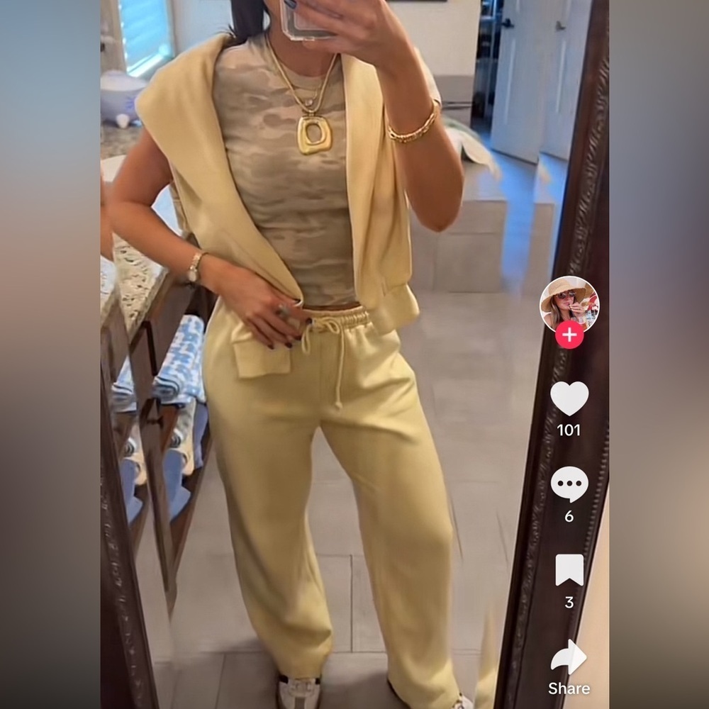 NEW ZARA SWEATPANTS blogger fav SIZE S